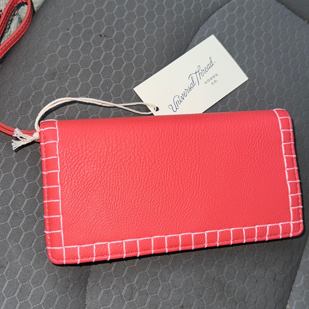 Red Universal Thread wallet/holder
